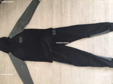 survêtement Hugo bosse noir gris survêtement Hugo bosse noir gris