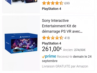 Vend casque VR