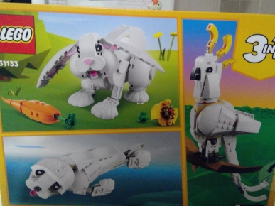 22€ Lapin Blanc lego 31133