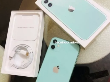 Iphone 11 bleu turquoise ACCESSOIRES + GARANTIE