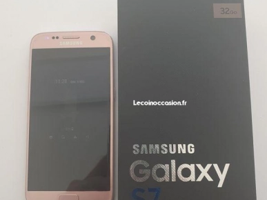 Téléphone portable Samsung S7 rose gold