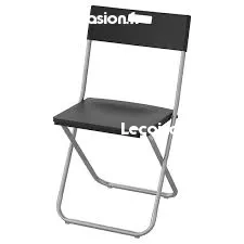 Location de chaises pliantes noir Location de chaises pliantes noir