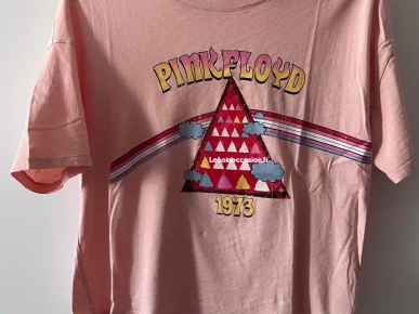 T-shirt rose Pink Floyd T-shirt rose Pink Floyd