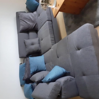 Canapé angle convertible gris Canapé angle convertible gris