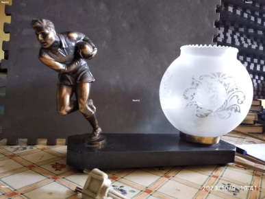 Lampe d'ambiance vintage rugbyman