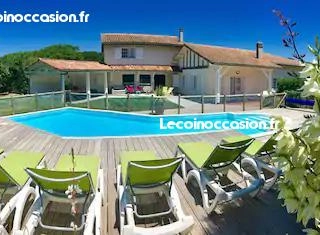 Location-Millian-Labenne-Océan. A 200M de la mer! Piscine chauffée privée ! Location-Millian-Labenne-Océan. A 200M de la mer! Piscine chauffée privée !