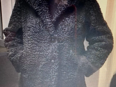 Veste longue astrakan noir Veste longue astrakan noir