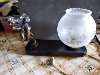 Lampe d'ambiance vintage rugbyman Lampe d'ambiance vintage rugbyman