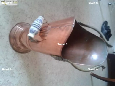 Seau a Charbon en Cuivre