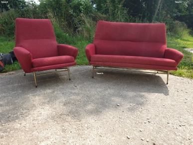 Banquette Et Fauteuil Guy Besnard