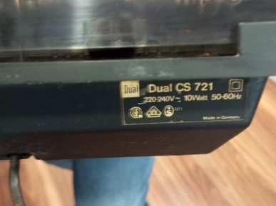 Platine vinyle Dual cs 721