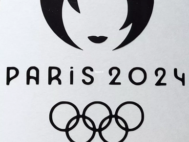 Sticker  flamme JO PARIS 2024