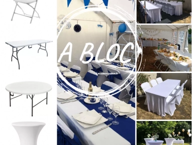 Location de Mobilier Tables et chaises, mange-debout Location de Mobilier Tables et chaises, mange-debout