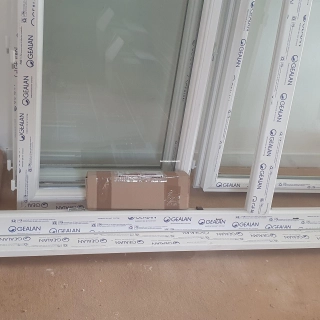 Neuf Fenêtre PVC Blanc 3 vantaux