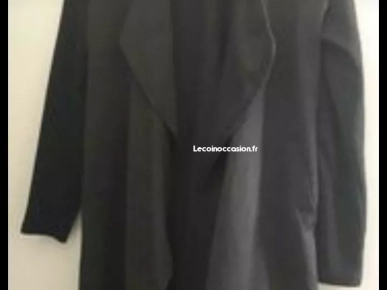 Jupe courte réglable long gilet noir taille unique écharpe bonnet Jupe courte réglable long gilet noir taille unique écharpe bonnet