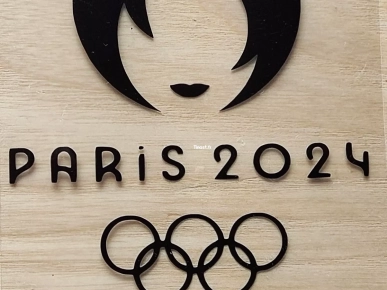 Sticker  flamme JO PARIS 2024