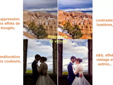 Retouches de vidéos ( bougés contrastes, lumières, n&b, vintage) Retouches de vidéos ( bougés contrastes, lumières, n&b, vintage)