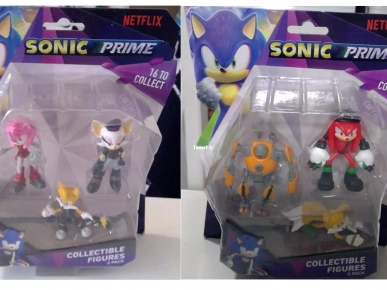 Pack 3 figurines Sonic prime