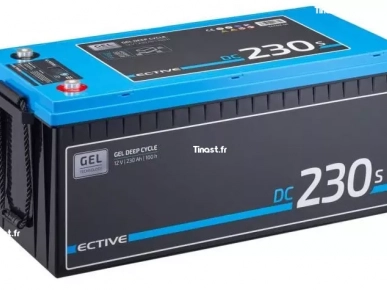 4 Batteries Gel ECTIVE EDC230SG à Décharge Lente 4 Batteries Gel ECTIVE EDC230SG à Décharge Lente
