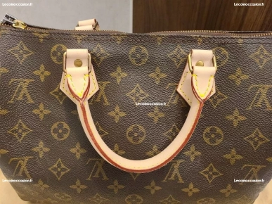 Authentique sac à main Louis Vuitton Monogram Speedy 30