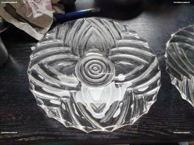 deux plateaux en verre deux plateaux en verre