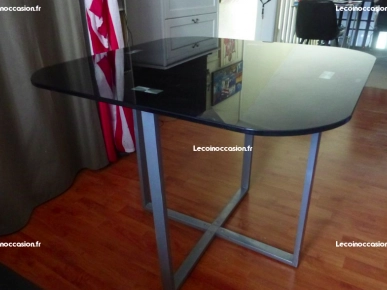 Table Verre noire