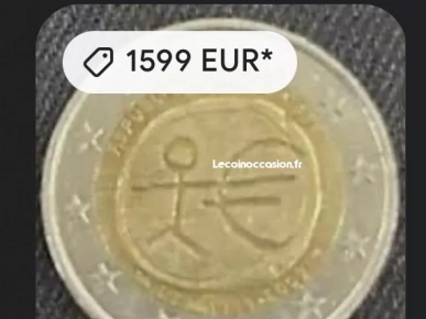 Je  vent ma pièce de 2€ très rare Je  vent ma pièce de 2€ très rare