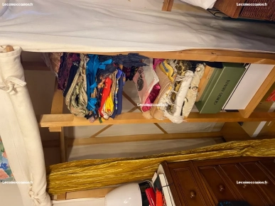 Armoire bois et Tissu Armoire bois et Tissu