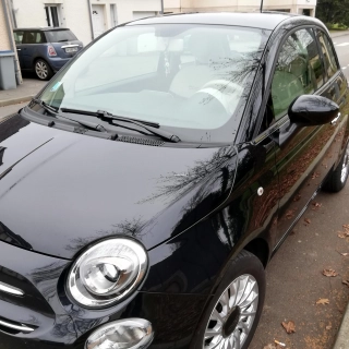Fiat 500 lounge noire  9300€ Fiat 500 lounge noire  9300€