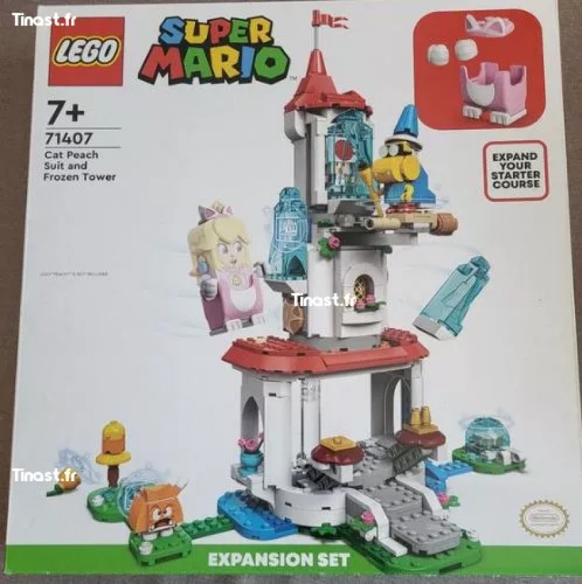 La Tour gelée et le costume de Peach chat (Lego 71407