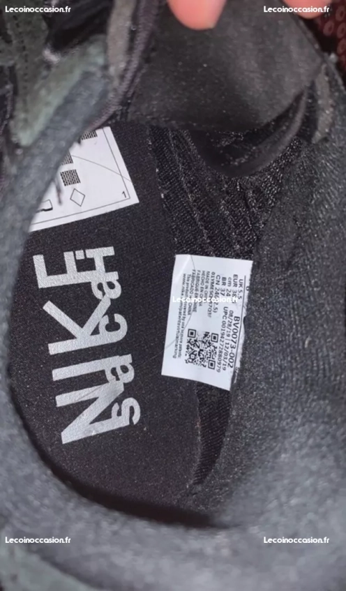 nike sacai noir femme 38.5