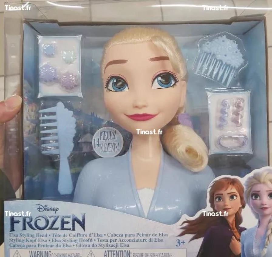 25€ Tête à coiffer Elsa Just Play
