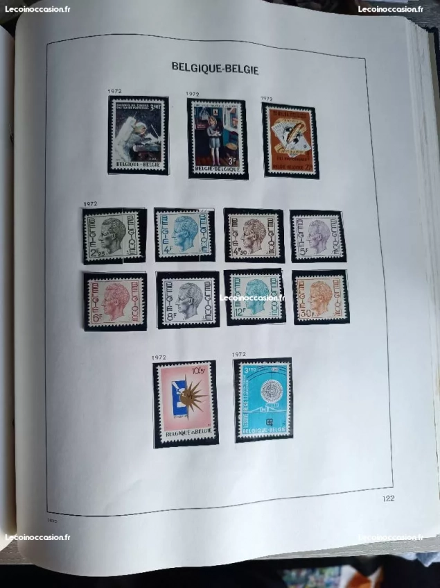 vend timbre de la Belgique