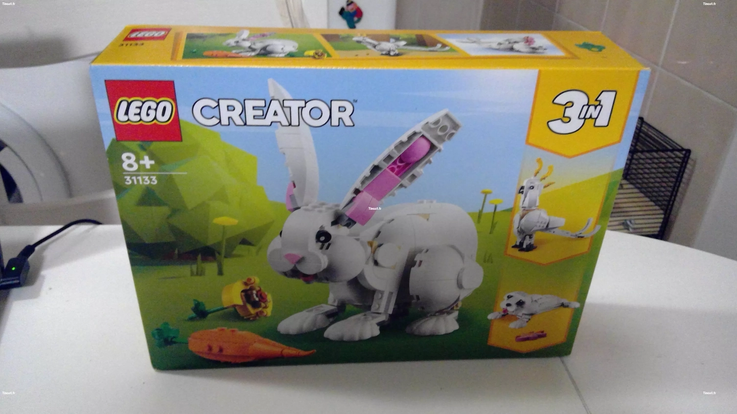 22€ Lapin Blanc lego 31133