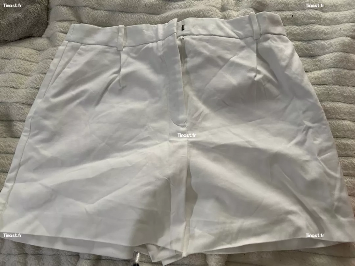Short blanc. Zara