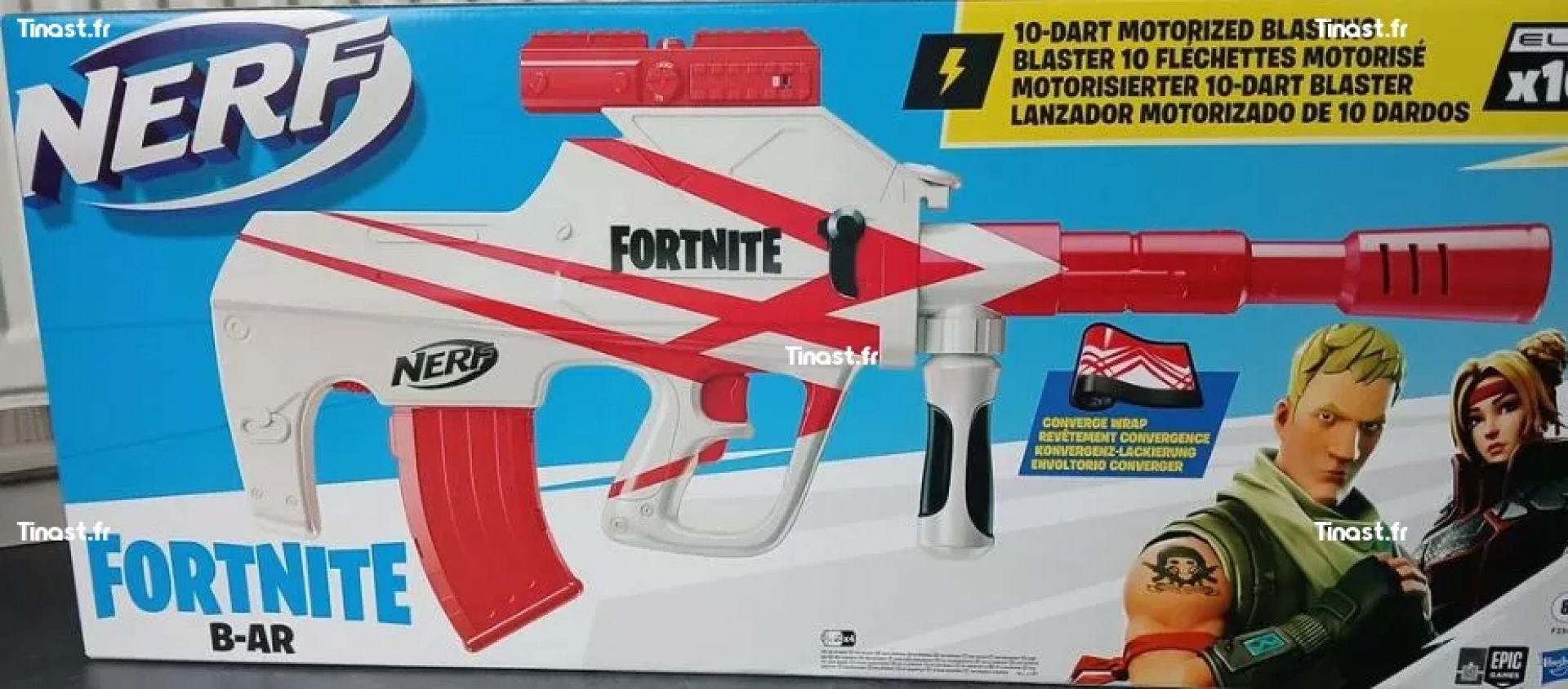 28€ Blaster nerf fortnite b air motorisé