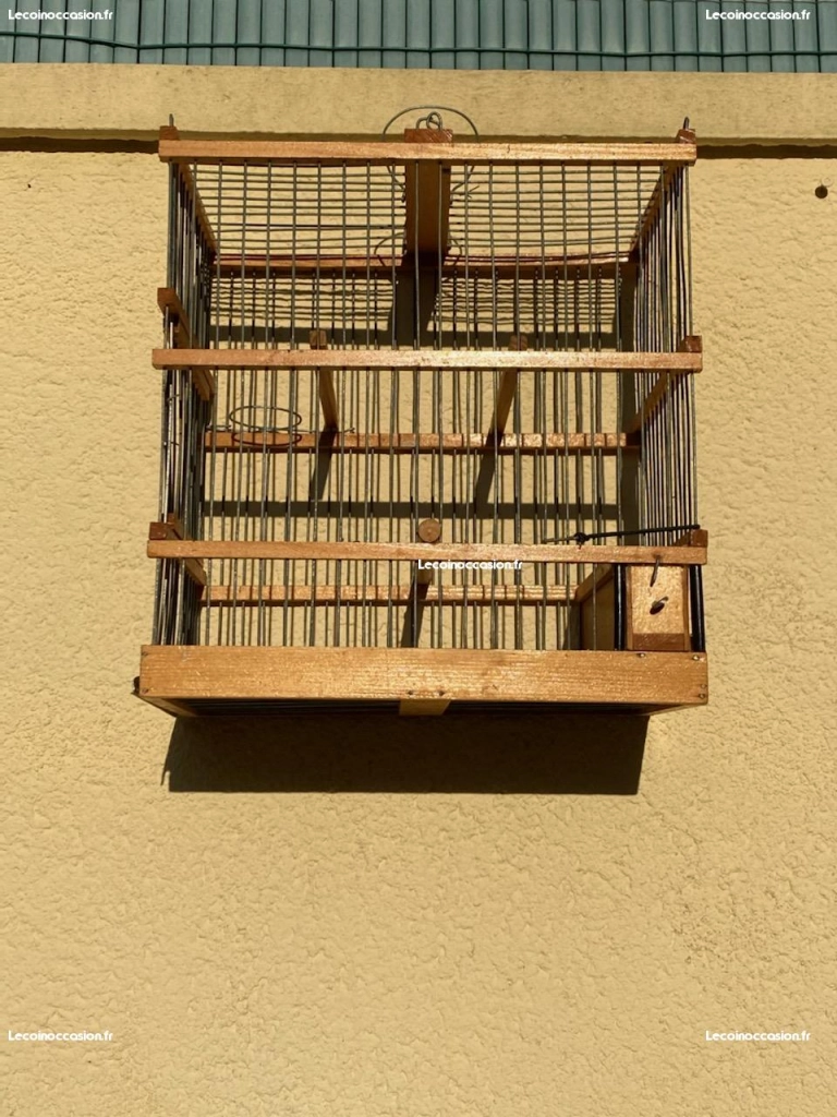 Vend petite cage individuelle pour petits oiseaux