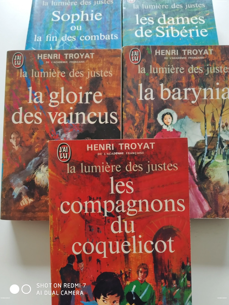Collection La Lumière des Justes d'Henri Troyat