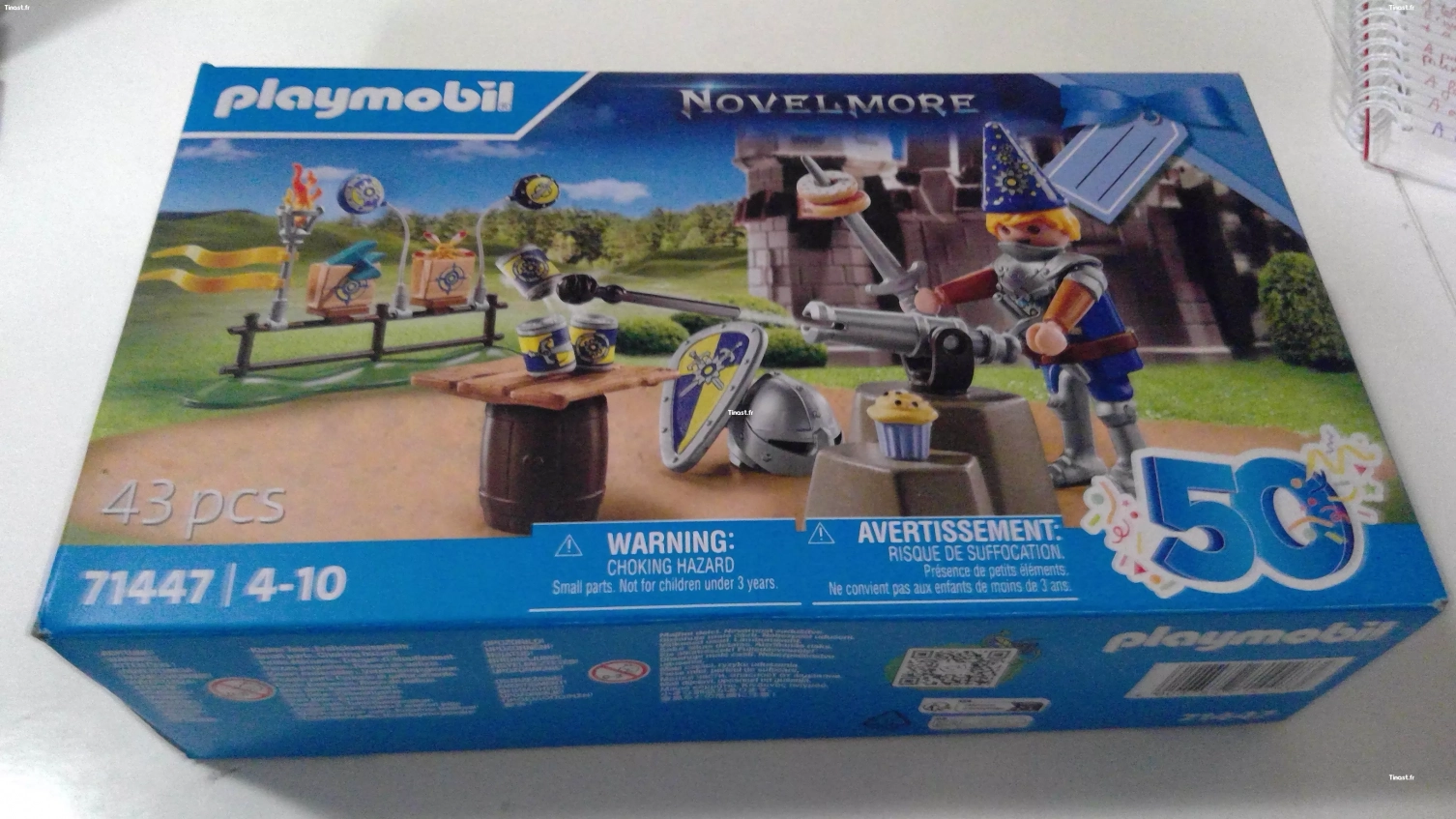 16€ Chevalier et décorations de fête (Playmobil 71447 Novelmore
