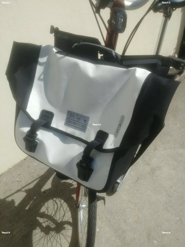 Vélo Brompton H6R Marathon Flame Lacquer FCB avec sac Brompton et