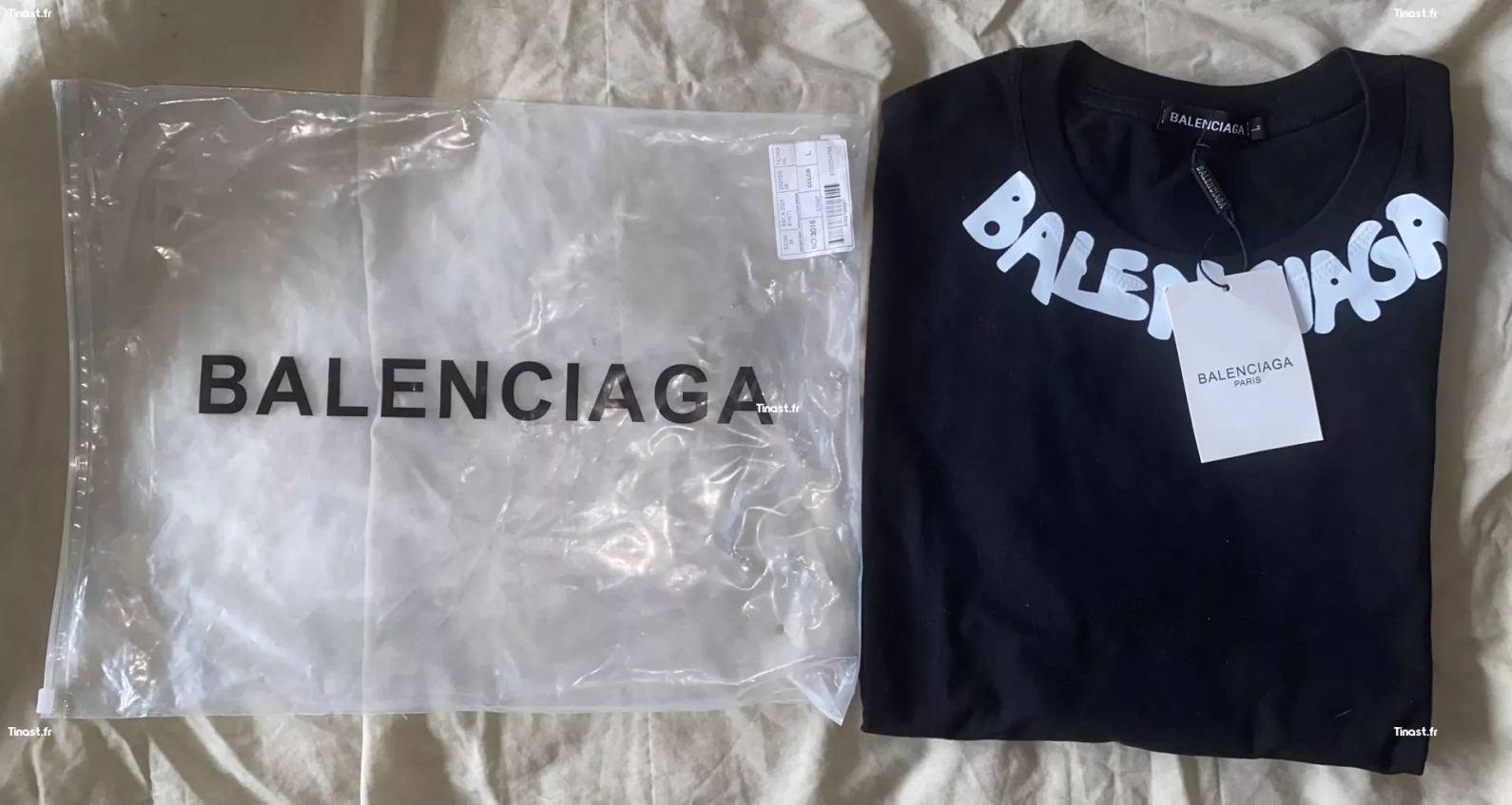 tee-shirt Balenciaga noir - taille L