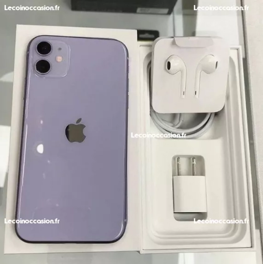 Iphone 11 violet ACCESSOIRES + GARANTIE