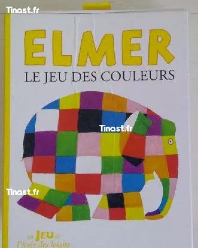 5€ ELMER JEU DE COULEUR (école des loisirs)