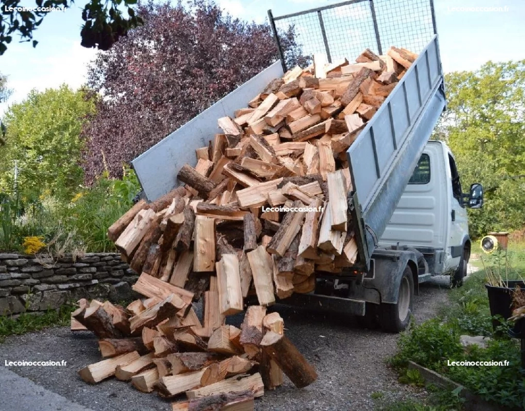 Bois livré en vrac ou sur Palette.