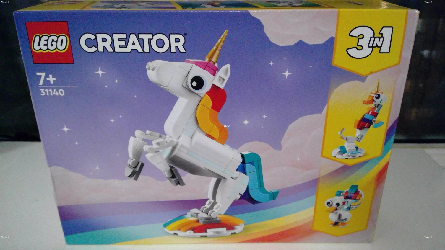 10€ La licorne magique Lego 31140