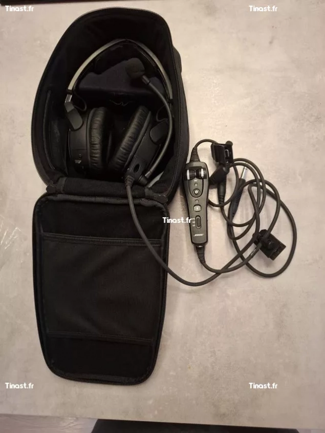 Casque d'aviation BOSE A20 - double prise - Bluetooth