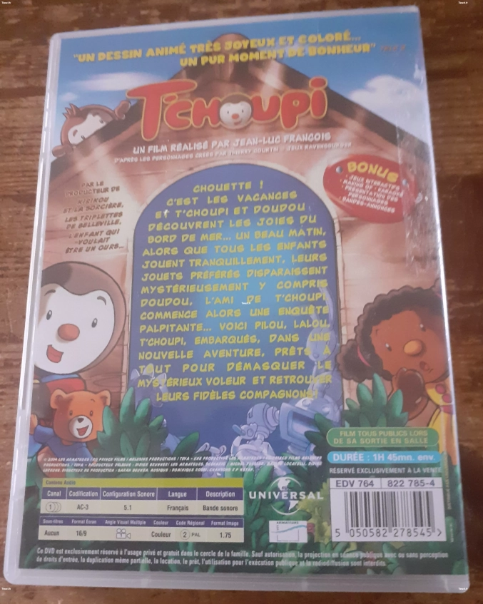 DVD "Tchoupi - le film"