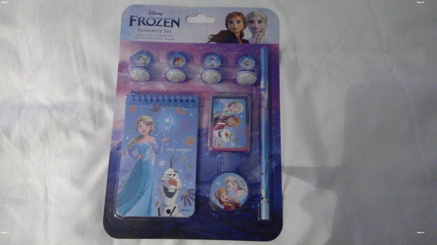 12€ SET PAPETERIE REINE DES NEIGES