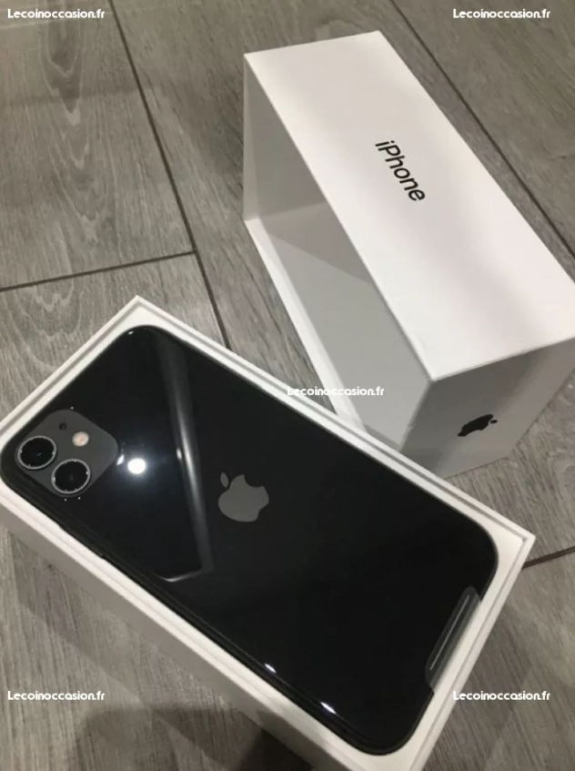 Iphone 11 noir ACCESSOIRES + GARANTIE