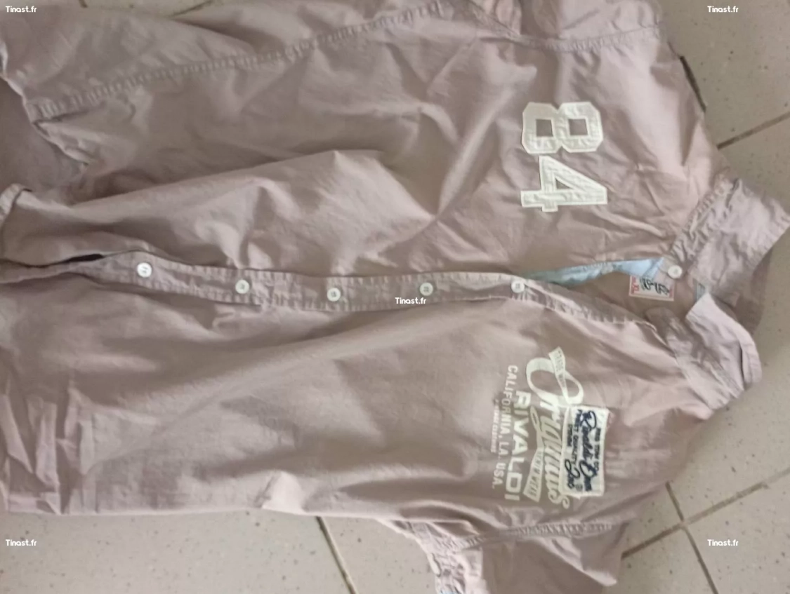 chemises manche courtes homme Rivaldi